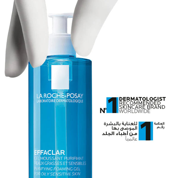 La Roche-Posay Effaclar Acne Foaming Cleansing Gel for Oily and Acne Prone Skin 400ml