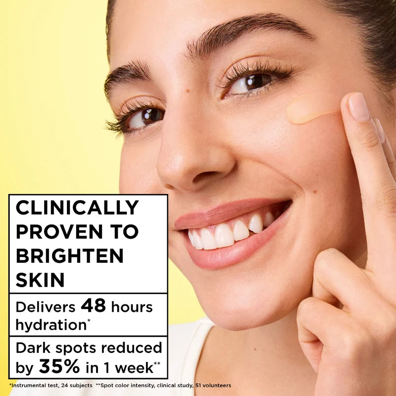 Garnier Vitamin C Fresh & Bright Cream. Hydration, 48H Oil Free Hydration - 4% [Vitamin C* + Niacinamide] - Cruelty Free International & Vegan