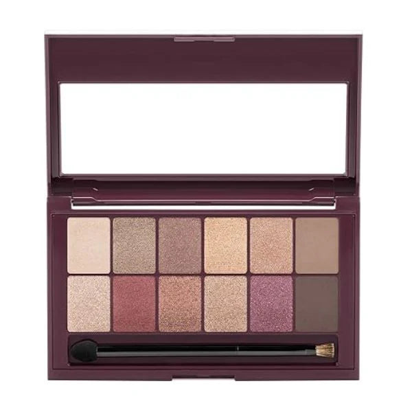 Maybelline The Burgundy Bar Eyeshadow Palette- Features 12 Expertly Curated Shades