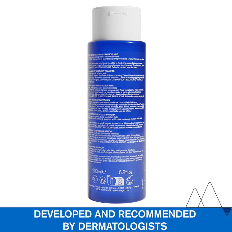 Uriage D.S. Hair Anti-Dandruff Treatment Shampoo - Moderate Dandruff & Irritated Scalp