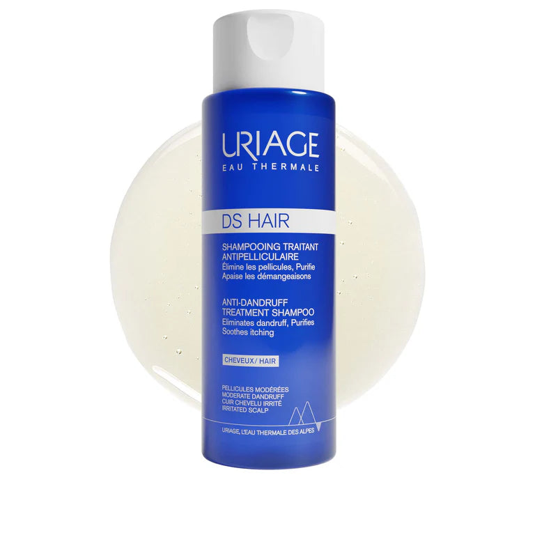 Uriage D.S. Hair Anti-Dandruff Treatment Shampoo - Moderate Dandruff & Irritated Scalp