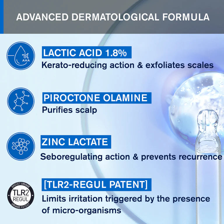Uriage D.S. Hair Kerato-Reducing Treatment Shampoo - Severe Dandruff & Scaly Conditions