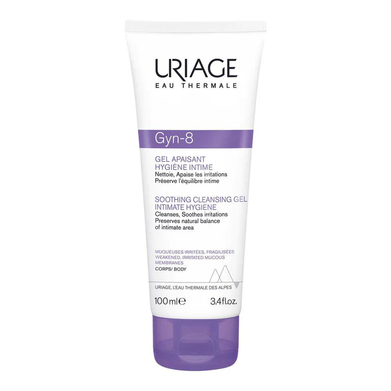 Uriage Gyn-8 Soothing Cleansing Gel Intimate Hygiene - Weakened Irritated Mucous Membranes