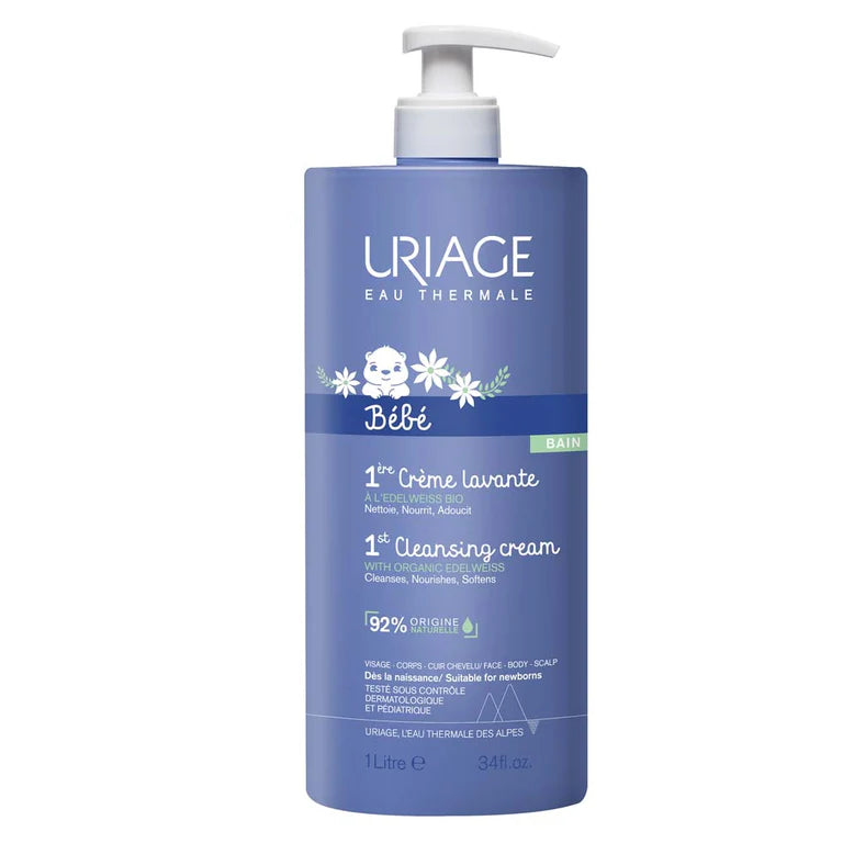 Uriage Baby 1st Cleansing Cream - Face, Body, Scalp