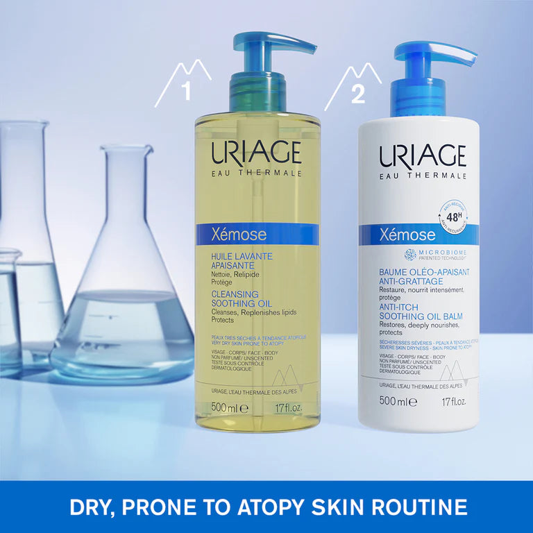 Uriage Xemose Cleansing Soothing Oil - Very Dry Skin Prone to Atopy
