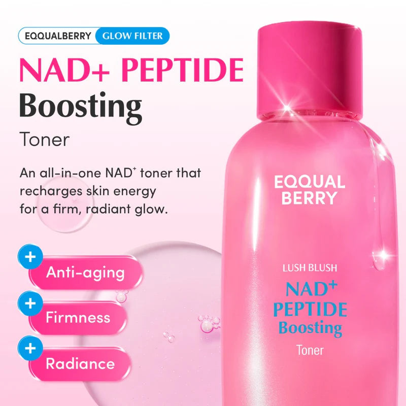 EQQUALBERRY NAD+ Peptide Booster Toner