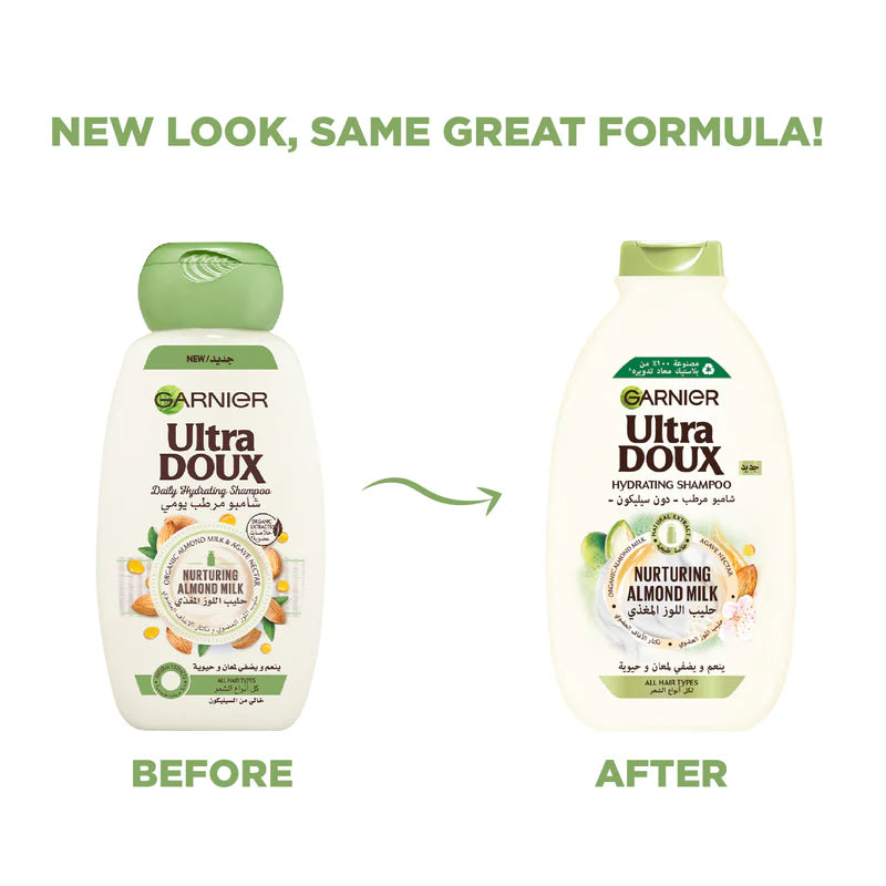 Garnier Ultra Doux Almond Milk and Agave Sap Normal Hair Shampoo