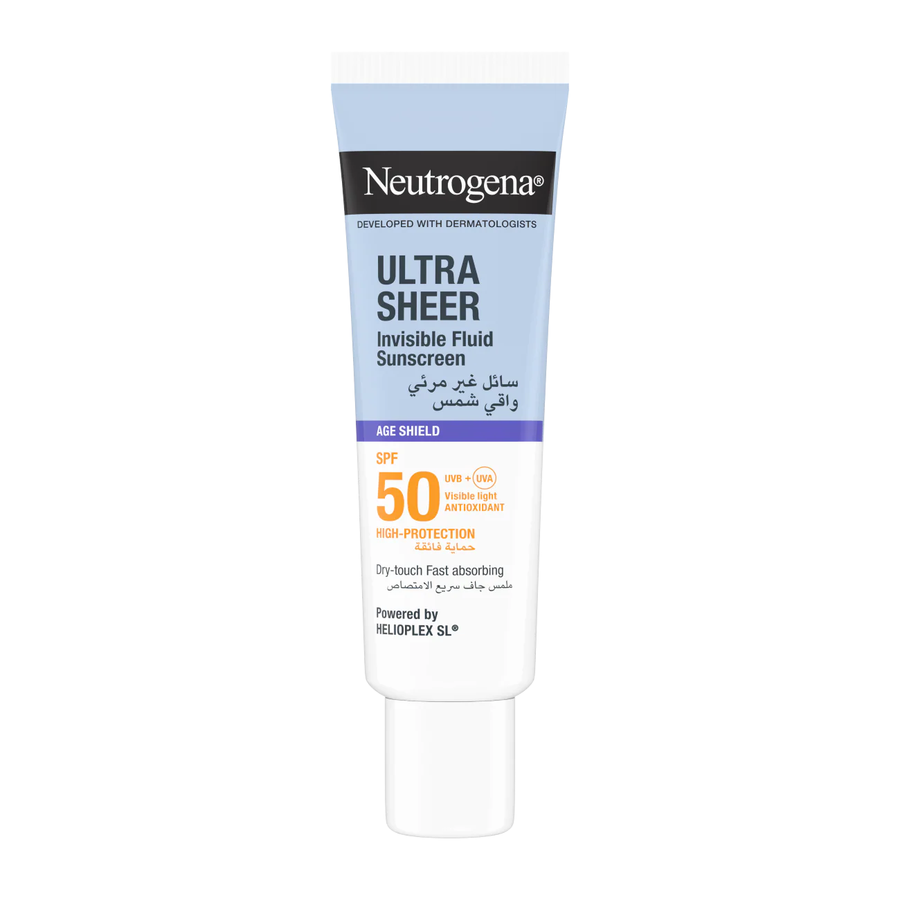 Neutrogena Ultrasheer Age Shield Fluid Sunscreen SPF 50