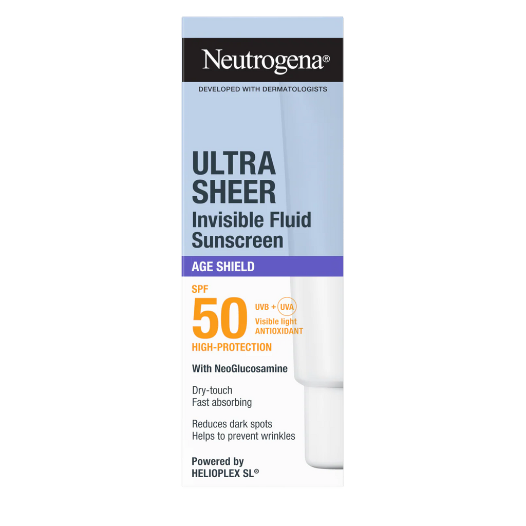 Neutrogena Ultrasheer Age Shield Fluid Sunscreen SPF 50