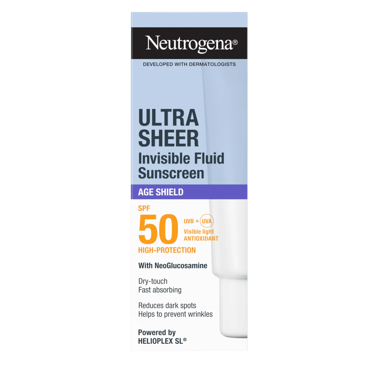 Neutrogena Ultrasheer Age Shield Fluid Sunscreen SPF 50