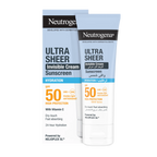 Neutrogena Ultra Sheer Invisible Cream Sunscreen SPF50