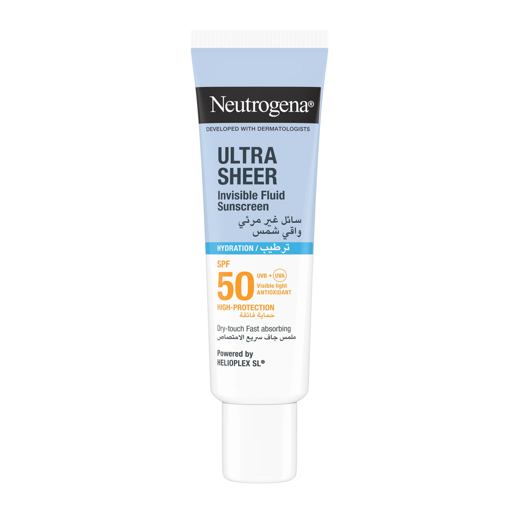 Neutrogena Ultra Sheer Invisible Fluid Sunscreen SPF50