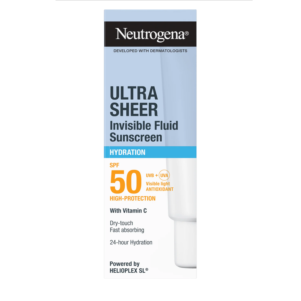 Neutrogena Ultra Sheer Invisible Fluid Sunscreen SPF50