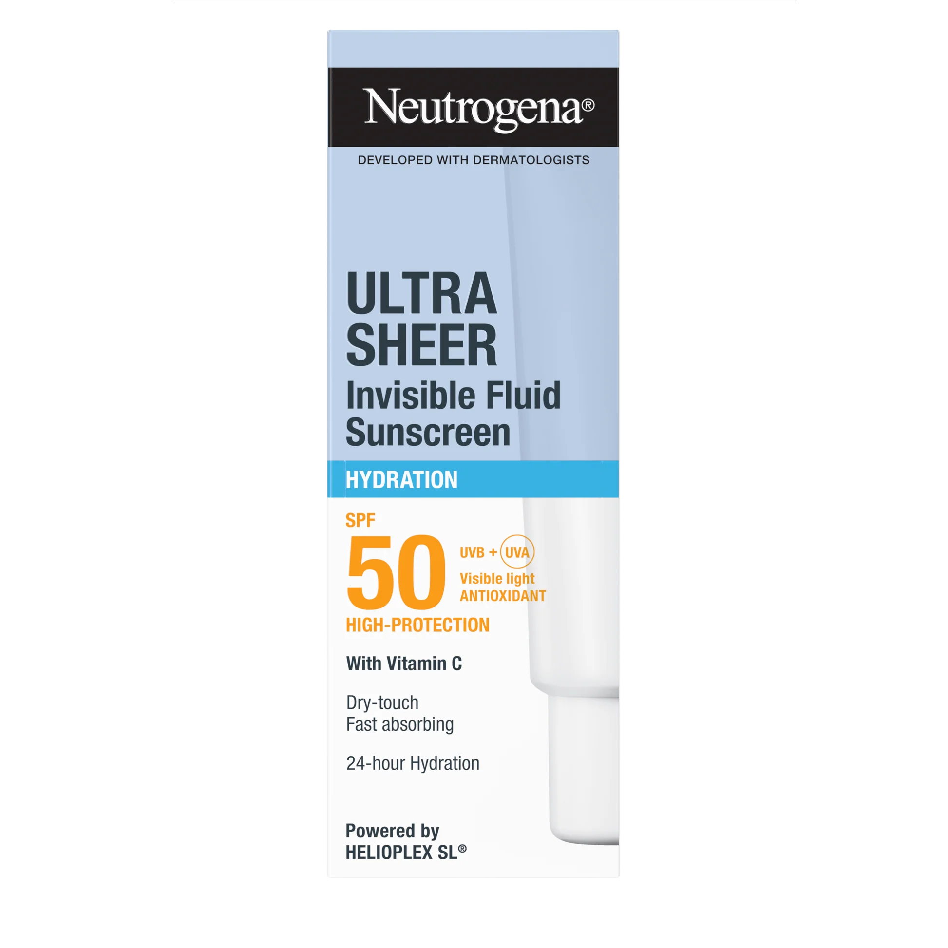 Neutrogena Ultra Sheer Invisible Fluid Sunscreen SPF50