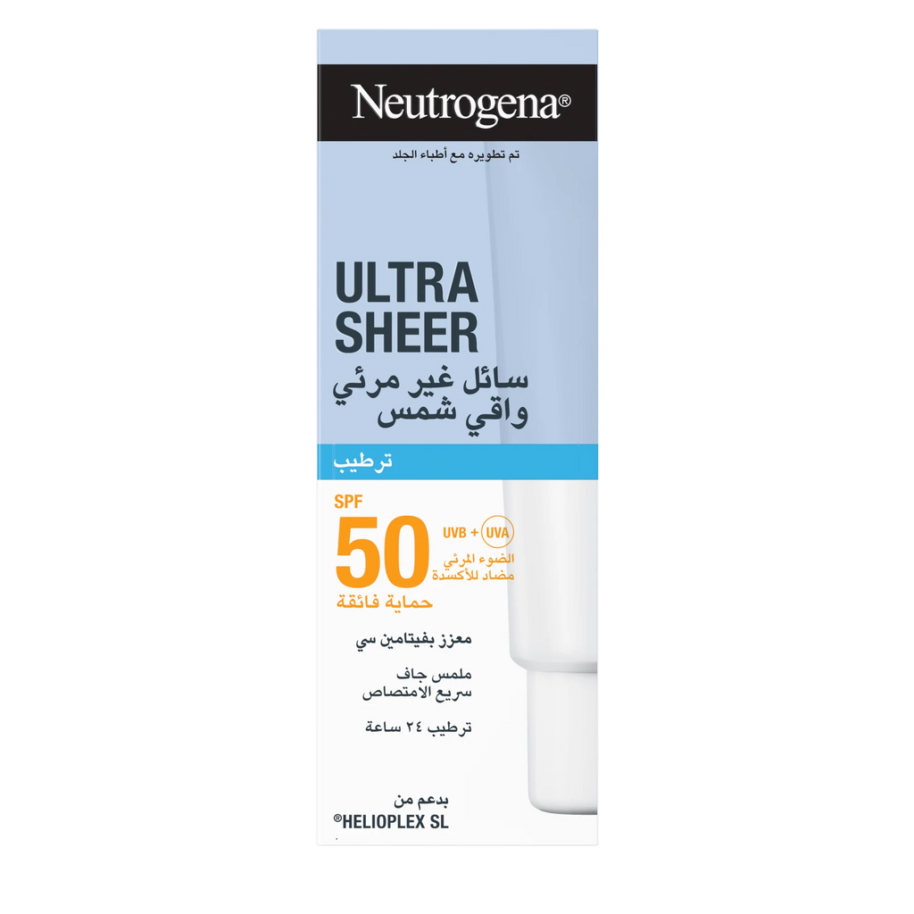 Neutrogena Ultra Sheer Invisible Fluid Sunscreen SPF50