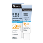 Neutrogena Ultra Sheer Invisible Fluid Sunscreen SPF50