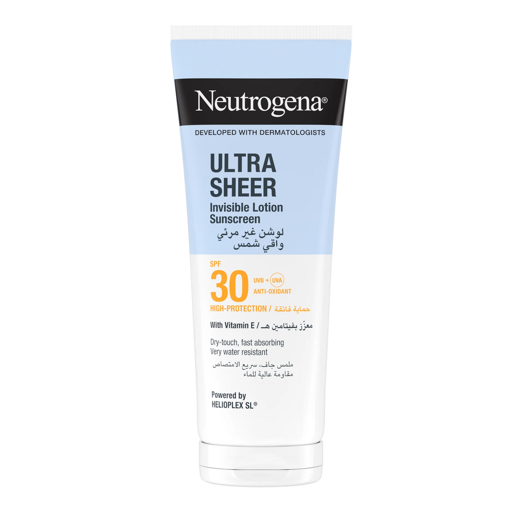 Neutrogena Ultra Sheer Invisible Body Lotion Sunscreen SPF30