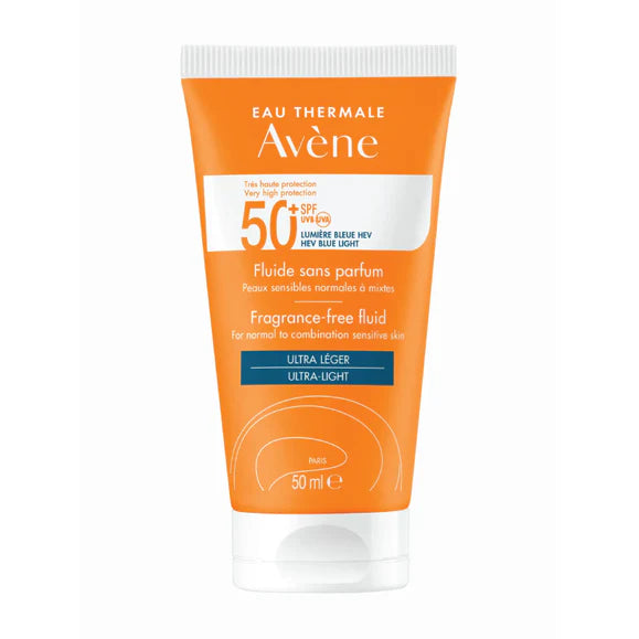 Avene High Protection Fragrance Free Fluid SPF50+ Ultra-Light