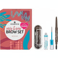 Essence Easy & Wow Brow Set packaging with brow powder, brow gel, and brow pencil on a white background