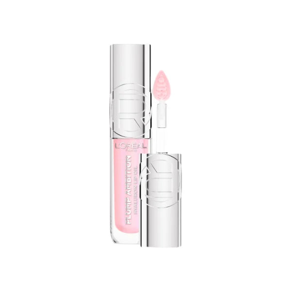 L'Oréal Paris Plump Ambition Hyaluron Lip Oil, 24HR Hydration and Volumizing Shine