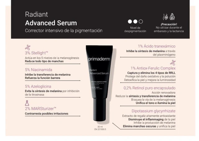 Primaderm RADIANT ADVANCED SERUM 30ML