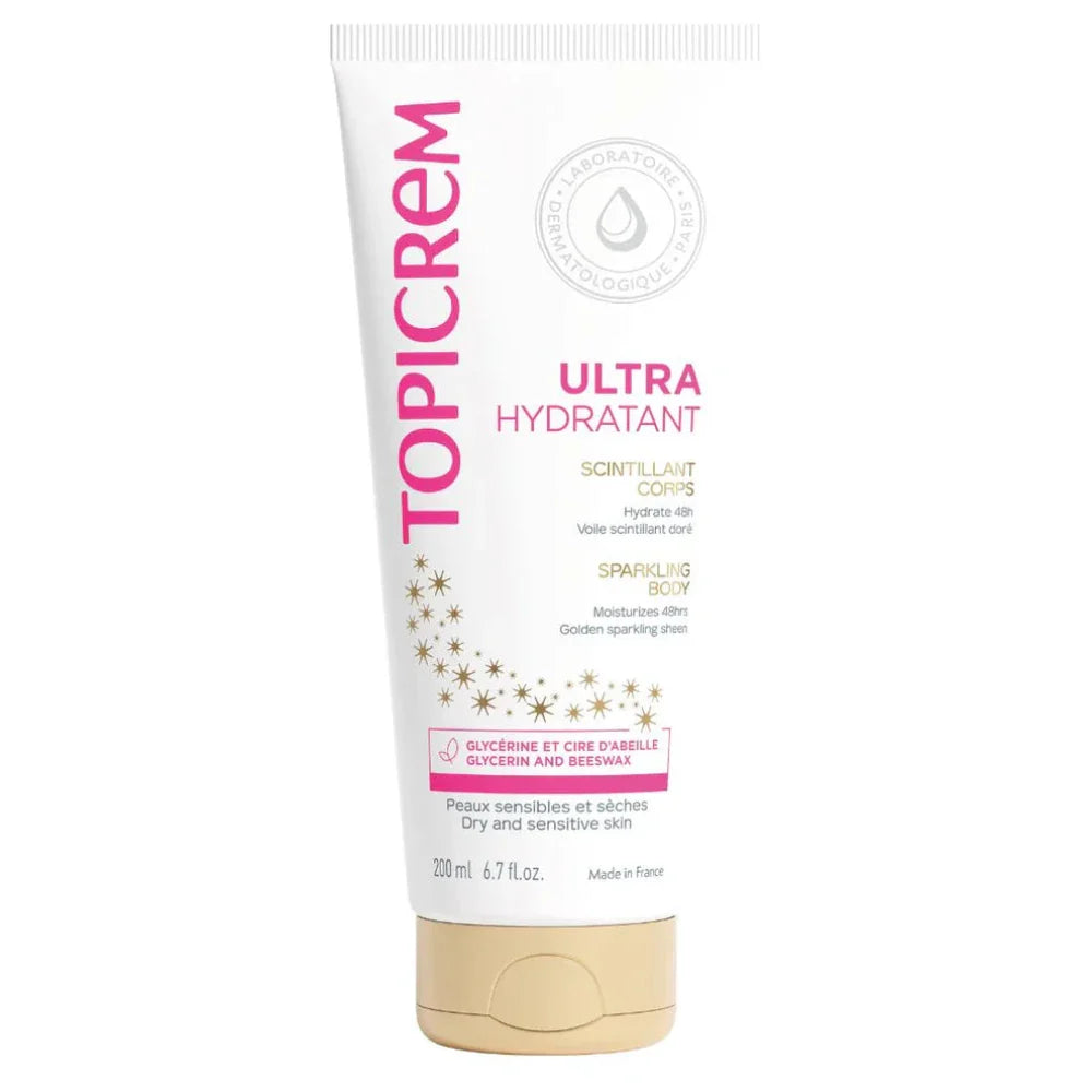Topicrem Ultra moisturizing sparkling body milk 200ml