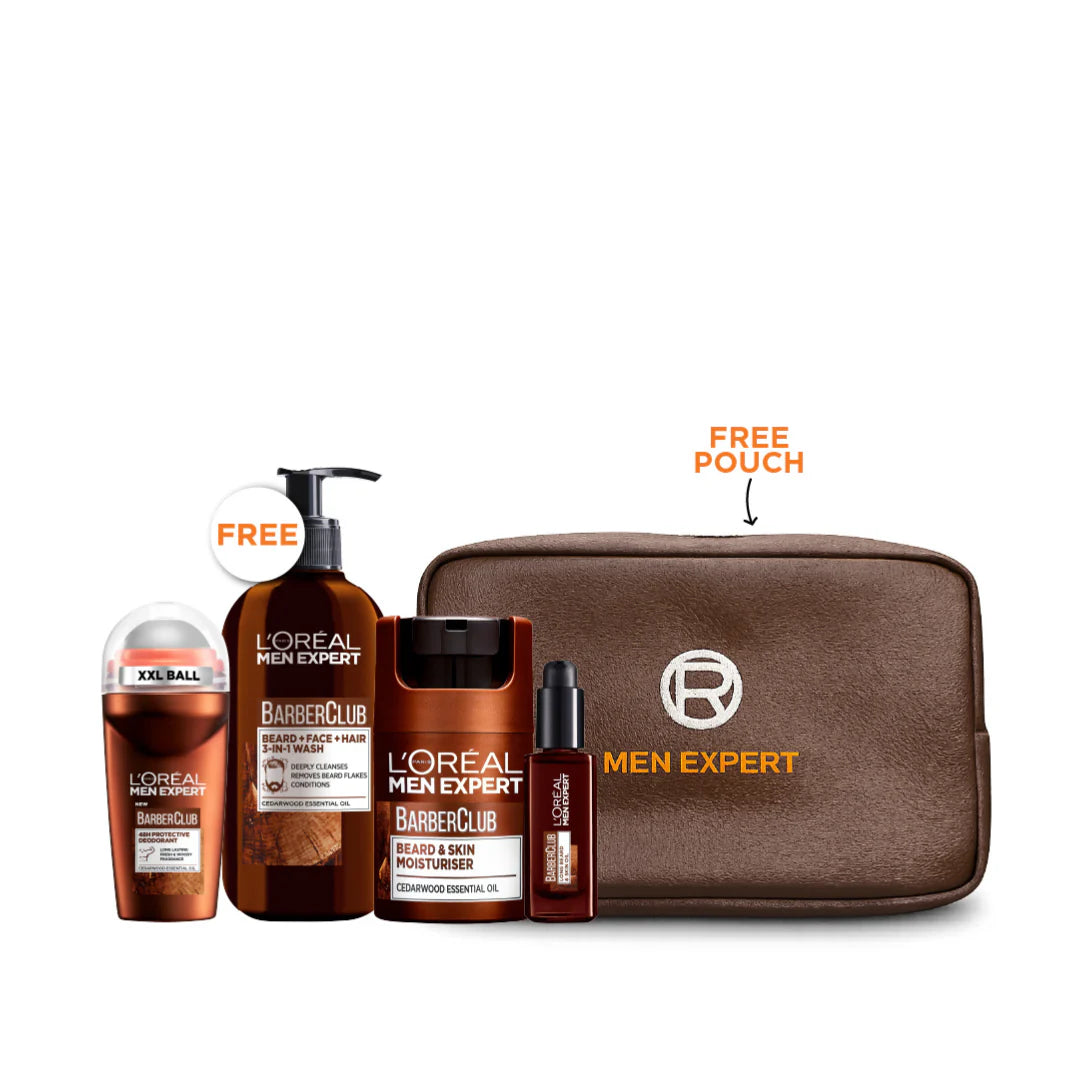 L'Oréal Paris Men Expert Barber Club Beard Care Trio + Free Gifts