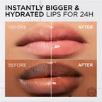 L'Oréal Paris Plump Ambition Hyaluron Lip Oil, 24HR Hydration and Volumizing Shine