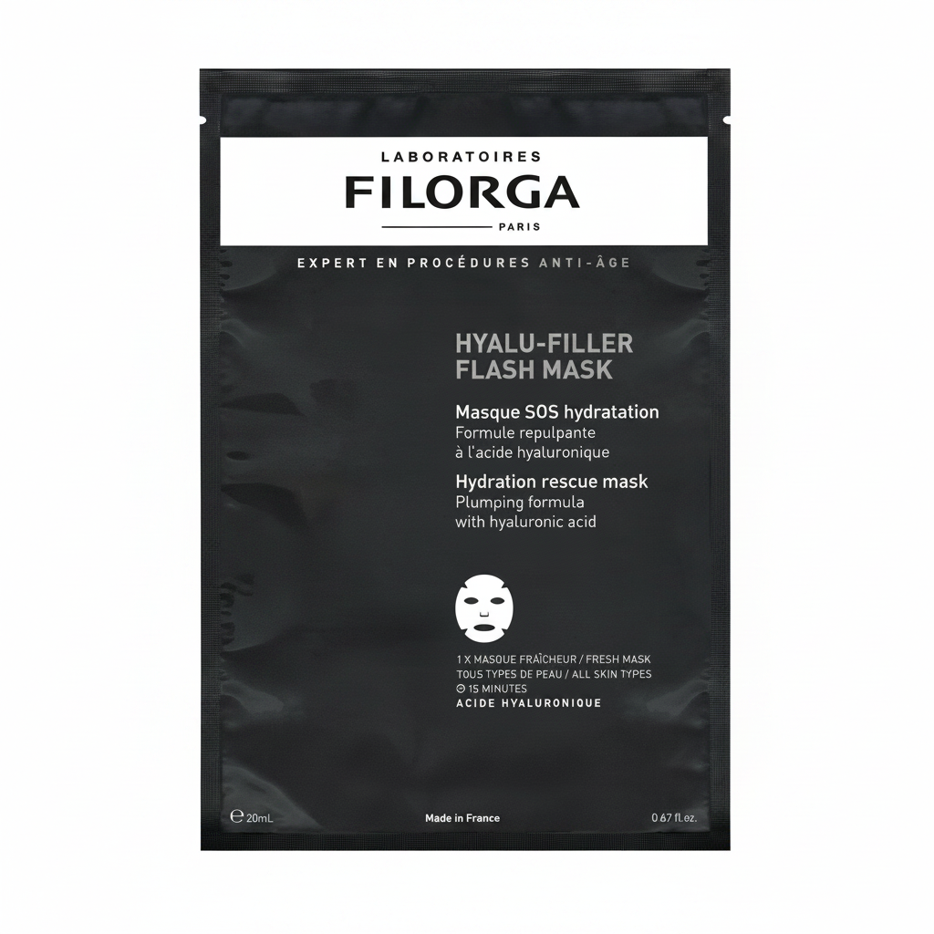 Filorga Hyalu-Filler Flash Mask packaging on a white background