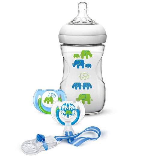 Avent Design Gift Set - Natural Blue / Green Elephant - dsonline.me