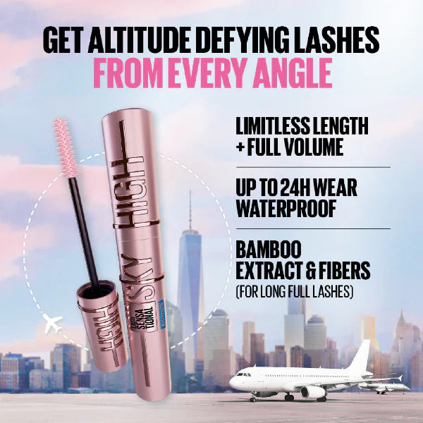 Maybelline Lash Sensational Sky High Mascara - Volumizing & Lengthening