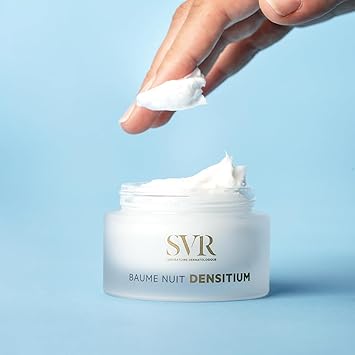 Texture veloutée de la crème SVR Densitium – nourrit intensément, améliore l’élasticité et redonne éclat à la peau