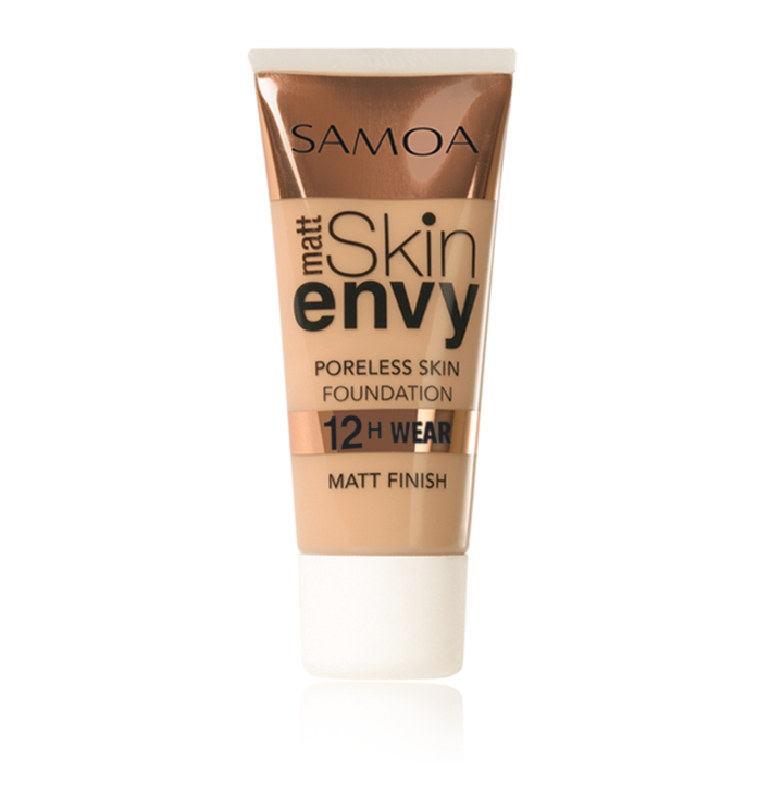 Samoa Skin Envy Matte Poreless Skin Foundation - 204 Medium Universal Skin - dsonline.me