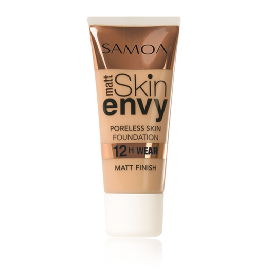 Samoa Skin Envy Matte Poreless Skin Foundation - 205 Medium Dark Skin - dsonline.me