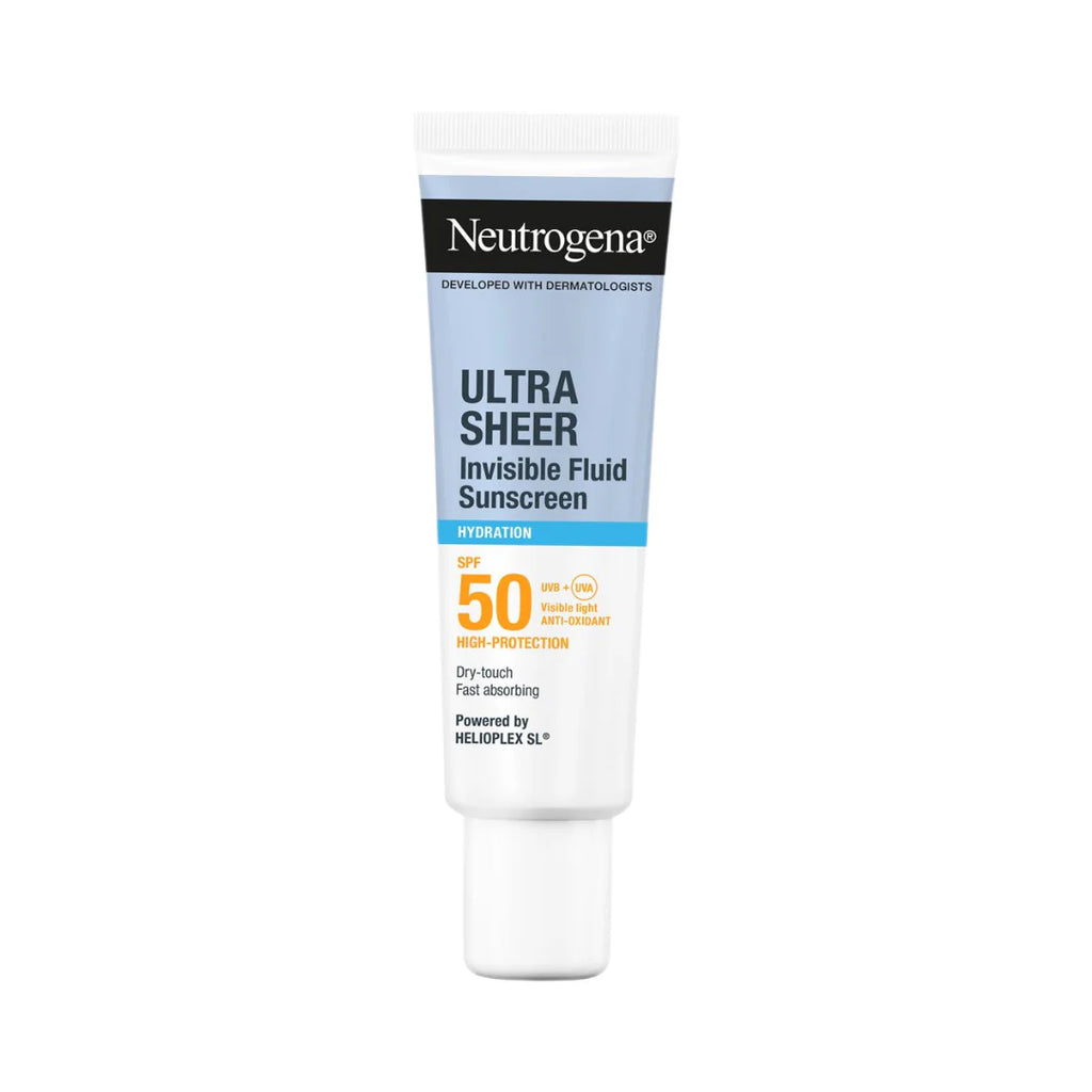 Neutrogena Ultra Sheer Invisible Fluid Hydrating Sunscreen SPF 50