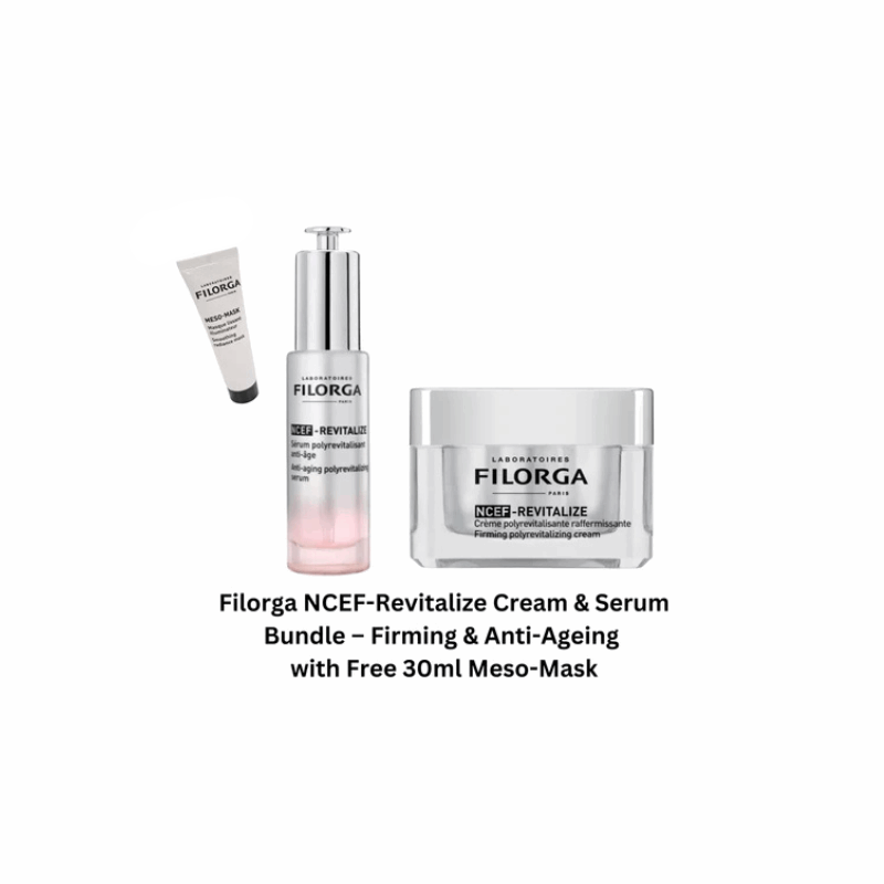 Filorga NCEF-Revitalize Cream & Serum Bundle – Firming & Anti-Ageing with Free 30ml Meso-Mask