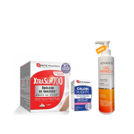 Forte Pharma Xtra Slim 700 + Forte Pharma Calori Light Get Free Advancis Gel Firmeza