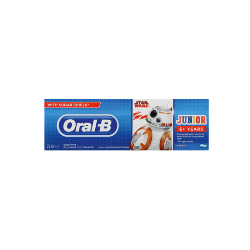 Oral-B Tooth Paste Junior 6+ years Starwars 75 ml - dsonline.me