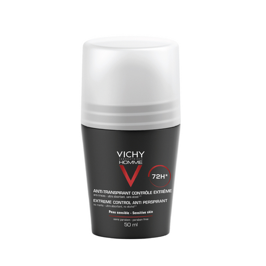 VICHY Homme Extreme Control 72H Anti-Perspirant Roll On - dsonline.me