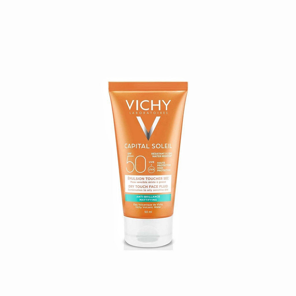 VICHY Capital Soleil Dry Touch Face Fluid BB Tinted SPF50+ - dsonline.me