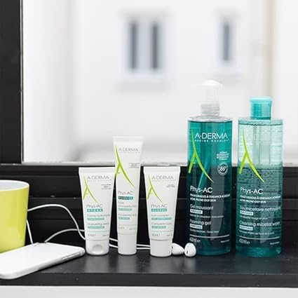 A-Derma Phys-AC Gel Moussant Purifiant 200 ml pour peaux grasses à imperfections