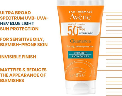 Avène Cleanance SPF 50+ – High‑Protection Sunscreen for Oily and Acne‑Prone Skin