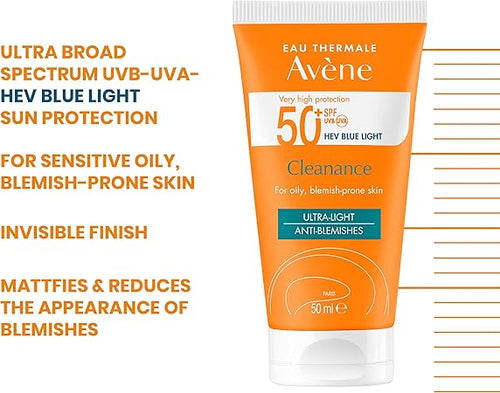 Avène Cleanance SPF 50+ – High‑Protection Sunscreen for Oily and Acne‑Prone Skin