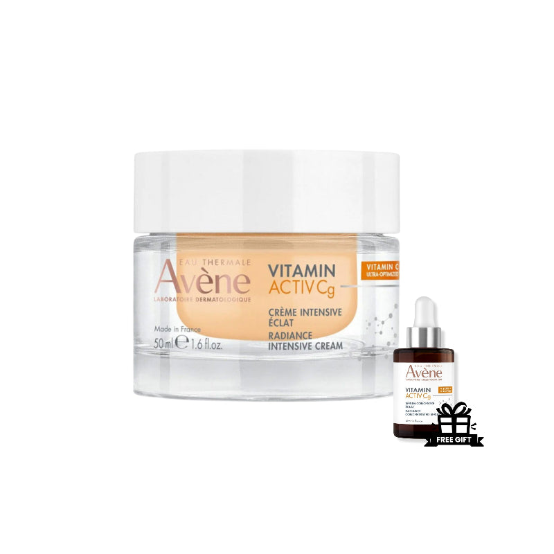 Avène Vitamin Activ Cg Intensive Radiance Cream 50ml with Free Vitamin Activ Cg Serum 10ml