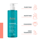 Avène Cleanance Acne Cleanser Gel for Oily Skin 400ml