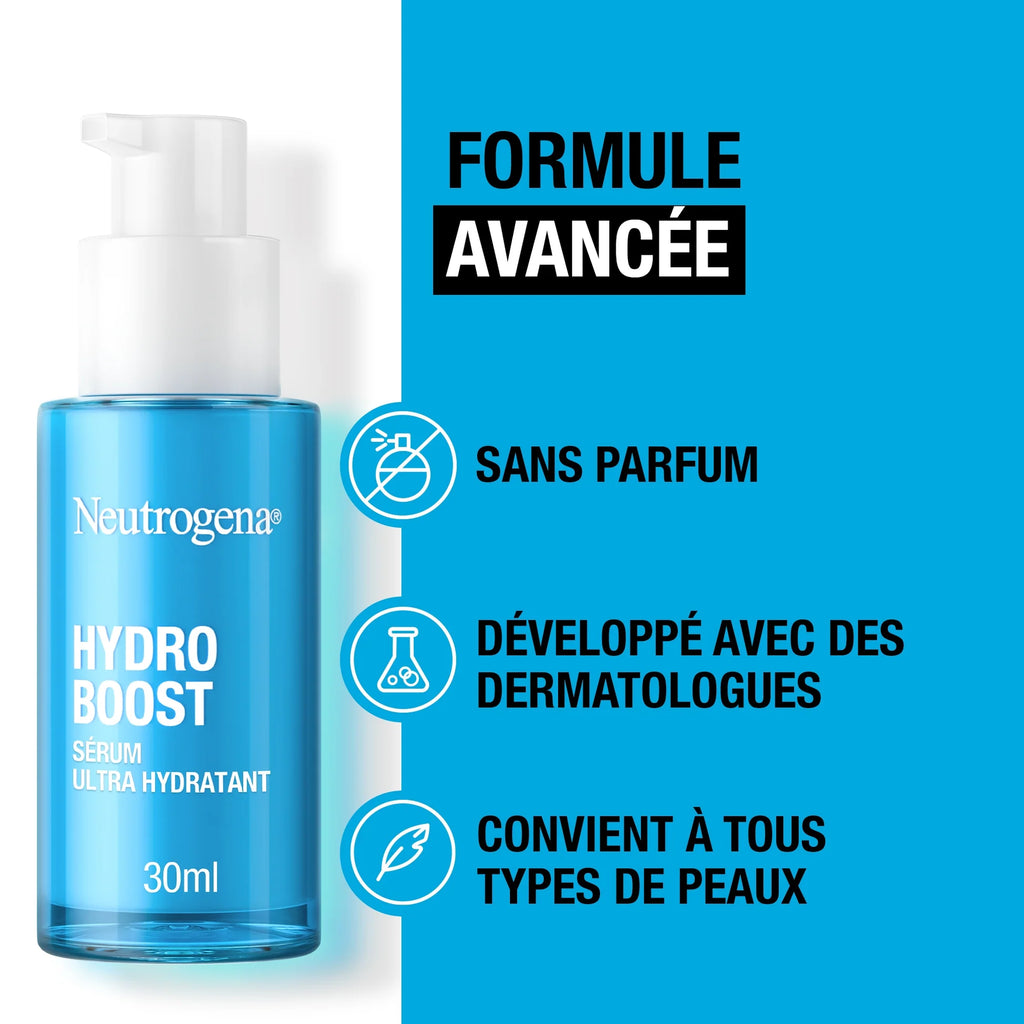 Neutrogena Hydro Boost Serum, 30ml Fragrance- Free
