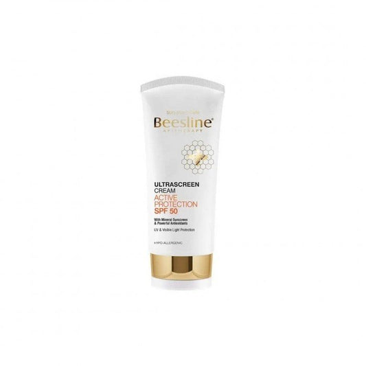 Tube of Beesline Ultra Screen Cream Active sunscreen