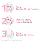 Bioderma 200ml DS+ Gel – Soap-free cleanser for irritated skin on face and scalp