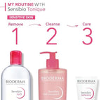Tube de Bioderma Sensibio Gel Moussant, nettoyant doux pour peaux sensibles