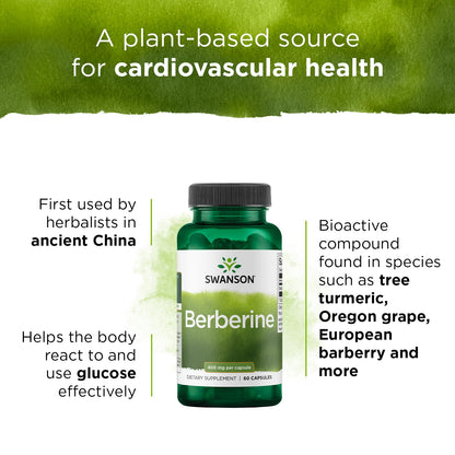 Swanson Berberine (400 mg, 60 capsules)